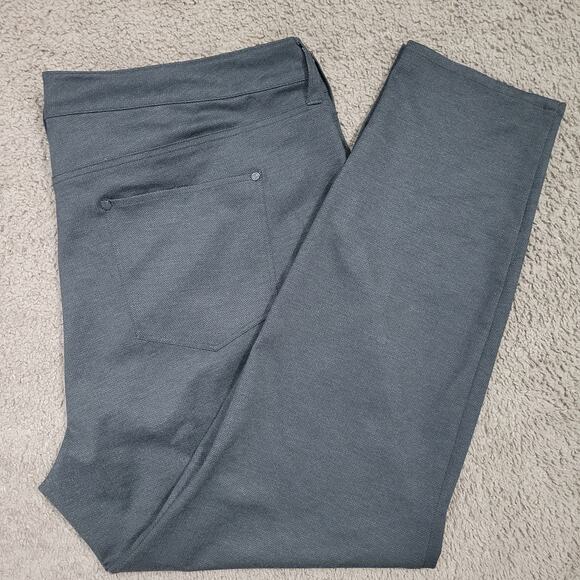 Gloria Vanderbilt Slim Fit stretch pants women's sz 20W gray herringbone comfort - Picture 8 of 11